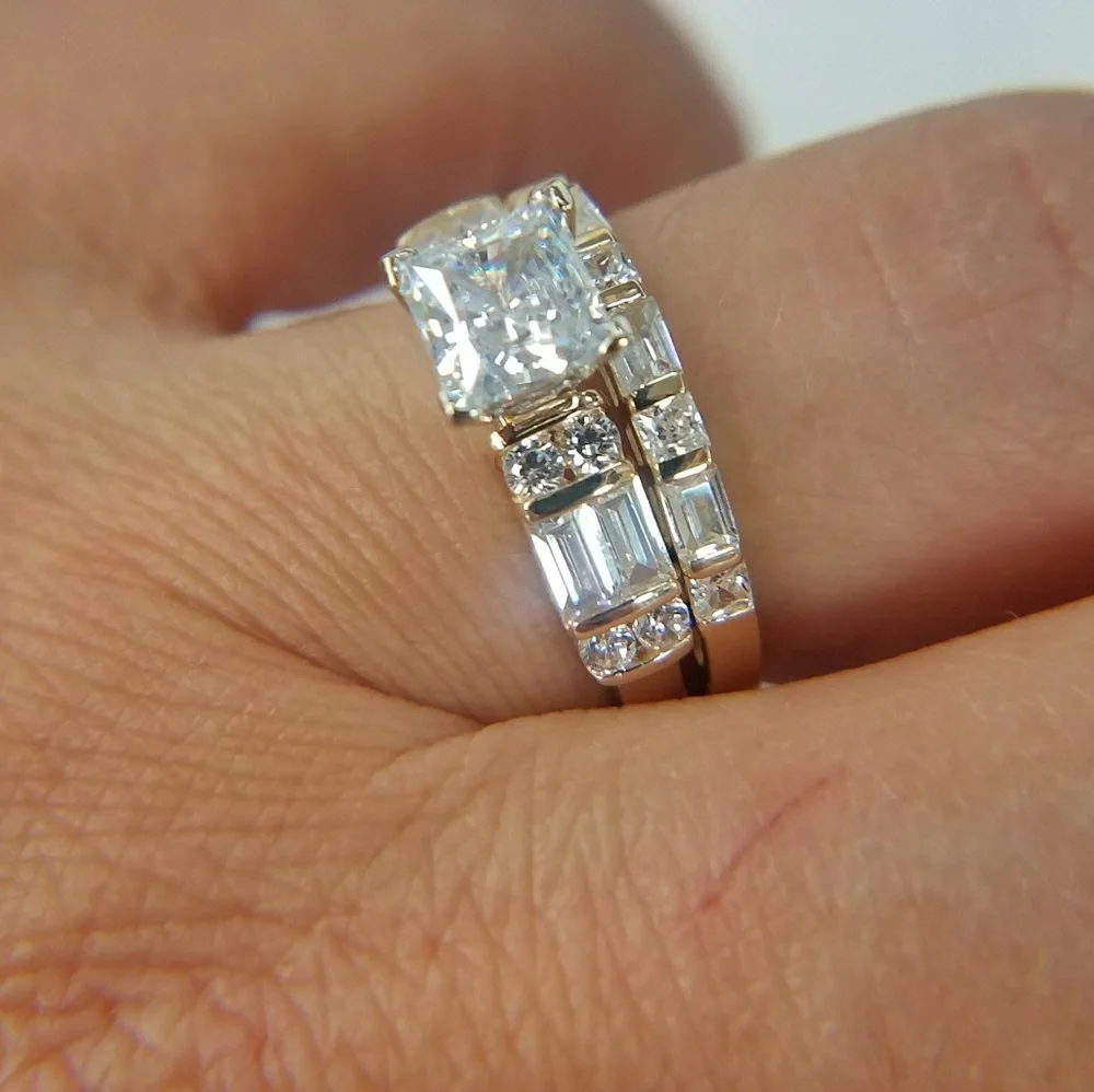 14k Solid Yellow Gold Engagement Ring only
